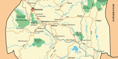 Ezulwini valley Swaziland kort