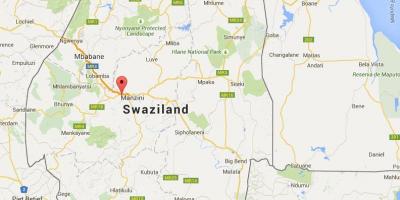 Kort over matsapha Swaziland